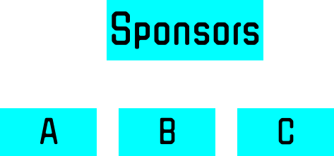 A B Sponsors C