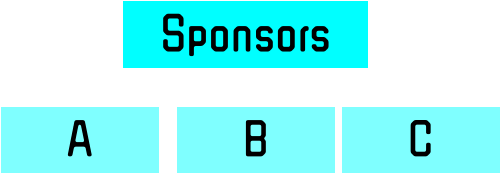 A B Sponsors C